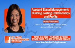 Advertising Veteran Matec Villanueva joins 2nd Sales Breakthrough 2020 - Executive Chronicles