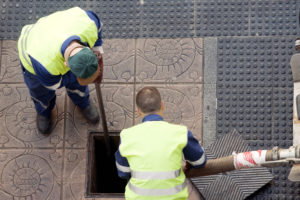 Clear Blocked Sewer Pipe